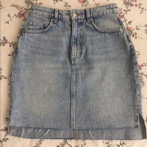 Denim skirt